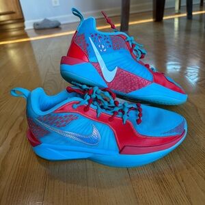 Nike Sabrina 2 GS Kids Basketball Shoes Boy Girl Blue Red Sneakers Youth Size 4Y
